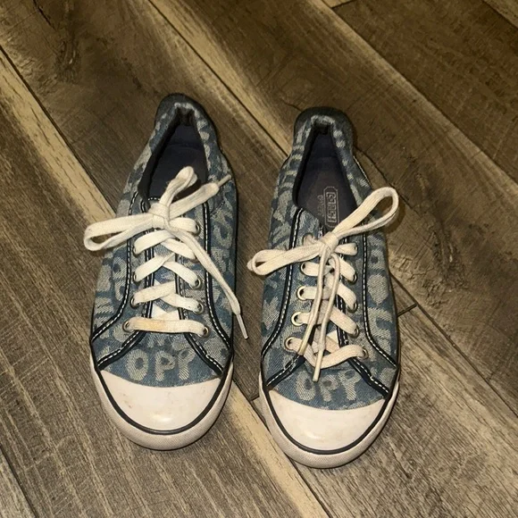 Coach Shoes Coach Denim Poppy Sneakers Poshmark